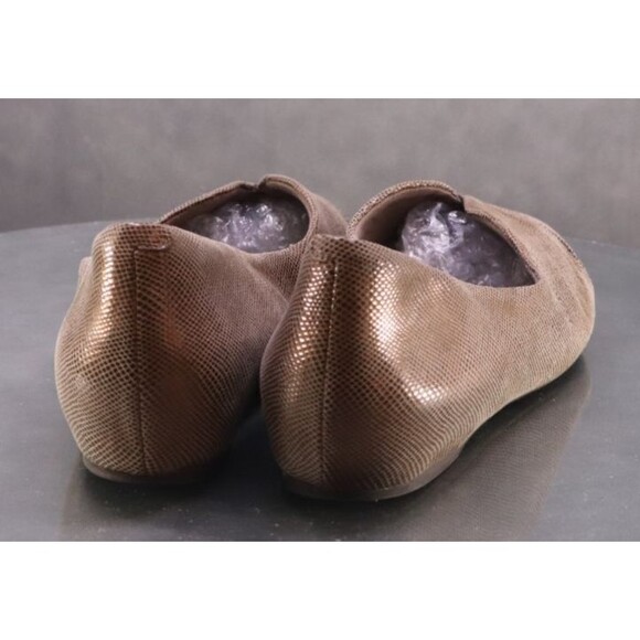 Rockport Dual Motion Women's Loafers Shoes Size 11 M Leather Snake Print Copper - Picture 7 of 12